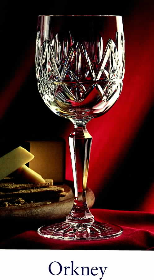 Orkney Water Goblet by Edinburgh Crystal-1