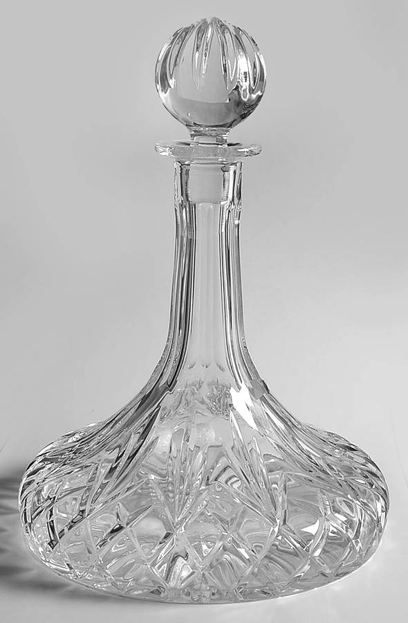 Romeo Ships Decanter & Stopper by Edinburgh Crystal-1