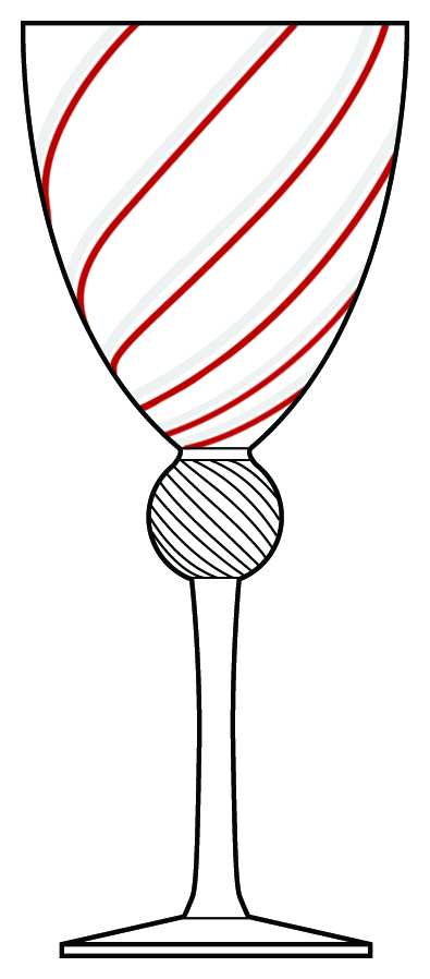 Tuscano Love Water Goblet by Eastern Design-1