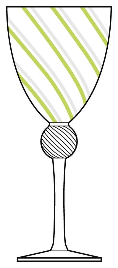 Tuscano Terra Water Goblet by Eastern Design-1