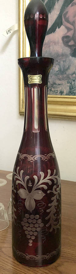 Giftware Decanter & Stopper by Egermann Crystal-1