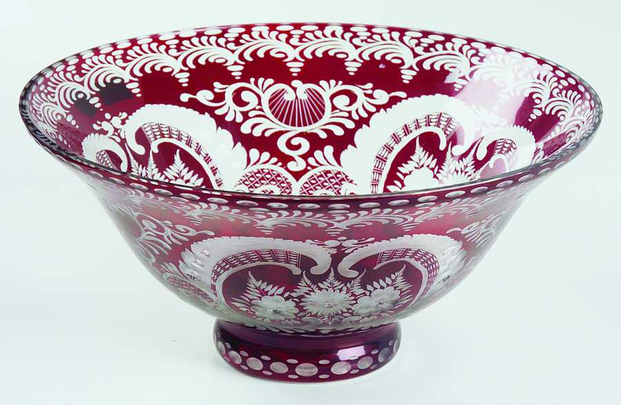 Giftware 10" Round Bowl by Egermann Crystal-1