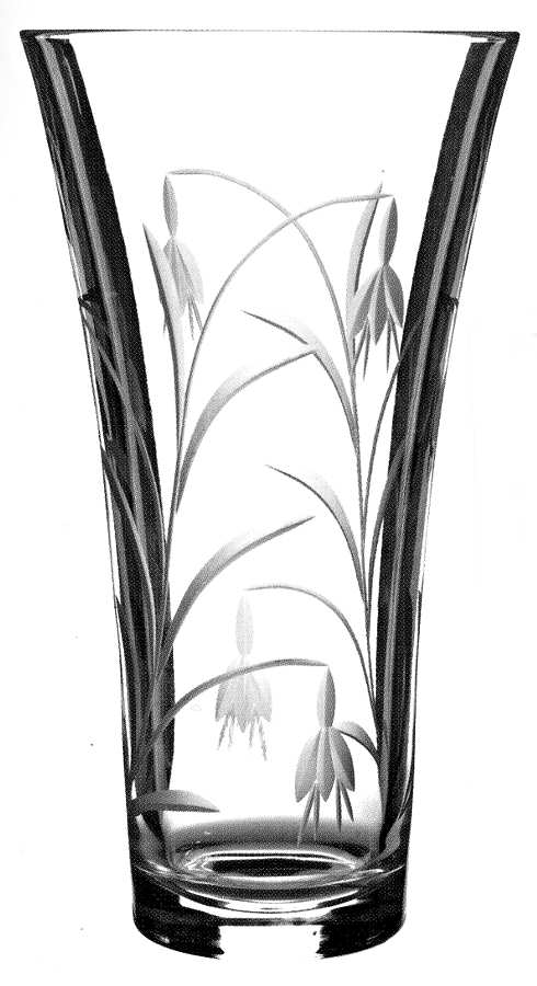 Tain 9" Flower Vase by Edinburgh Crystal-1