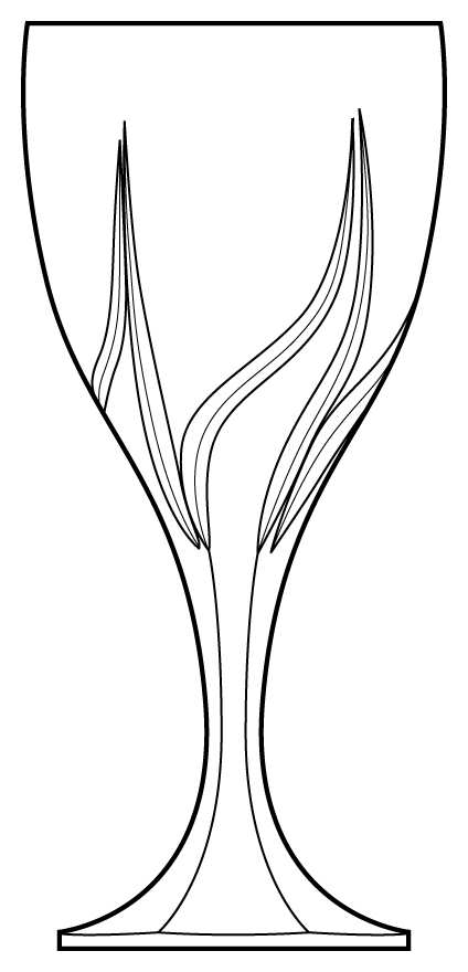 Cordelia Water Goblet by Edinburgh Crystal-1