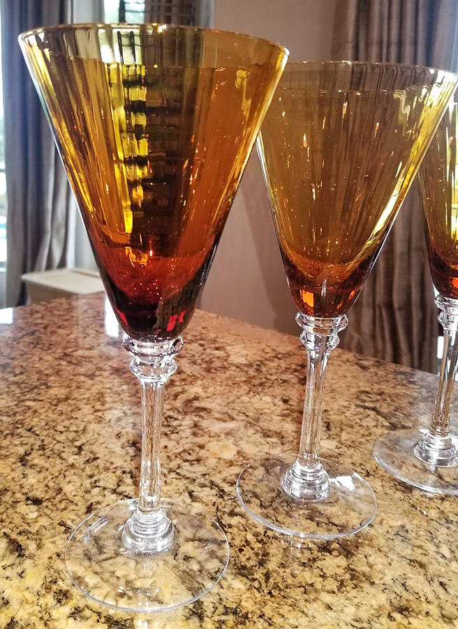Linea Amber Wine by Eastern Design-1