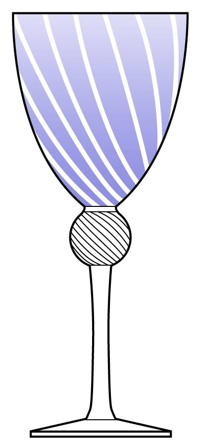 Venezia Spa Water Goblet by Eastern Design-1