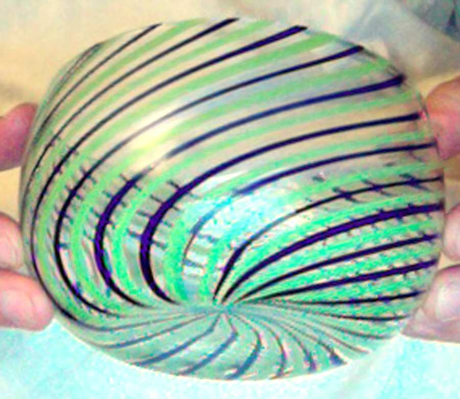 Venezia Blue Lagoon 5" Round Bowl by Eastern Design-1