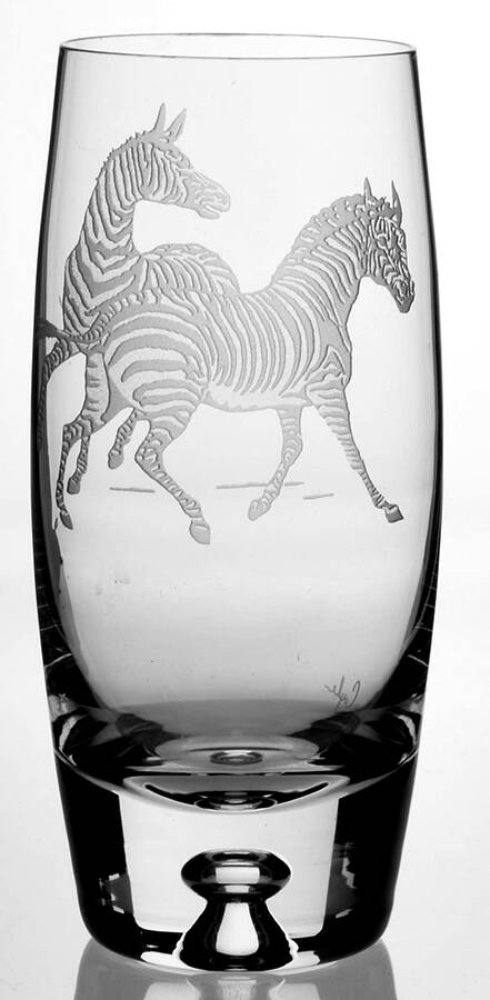 African Wildlife Highball by Evergreen Crystal-1