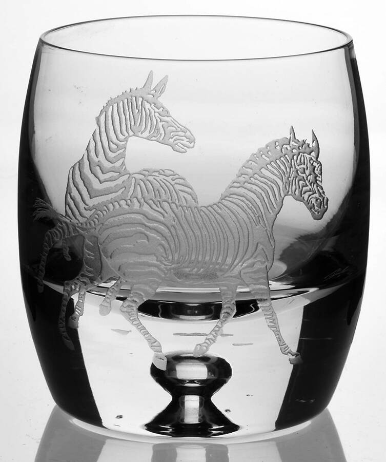 African Wildlife Double Old Fashioned by Evergreen Crystal-1
