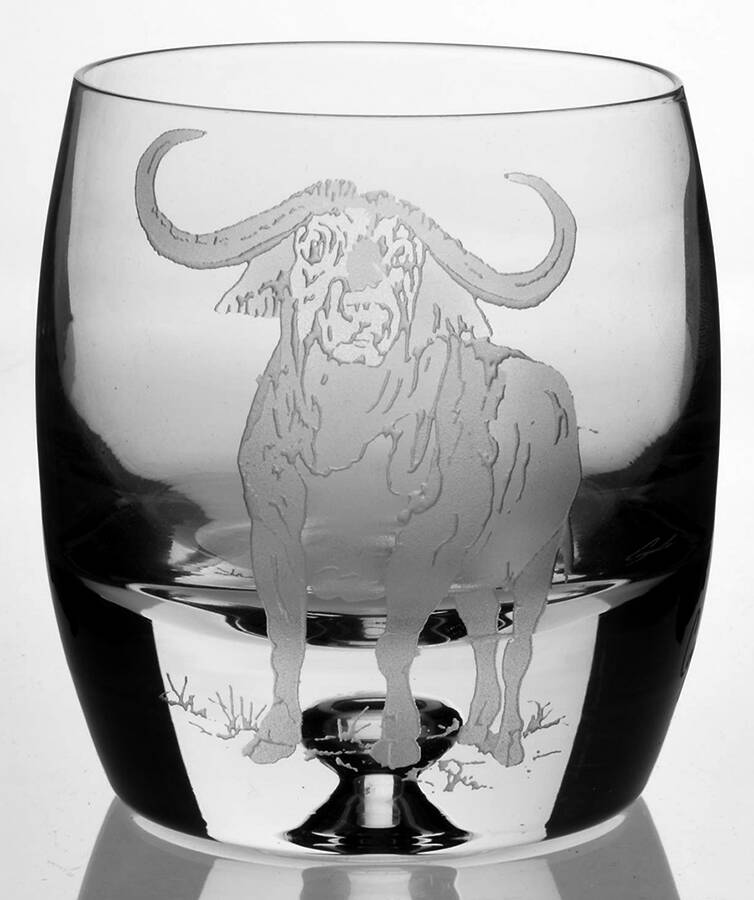 African Wildlife Double Old Fashioned by Evergreen Crystal-1