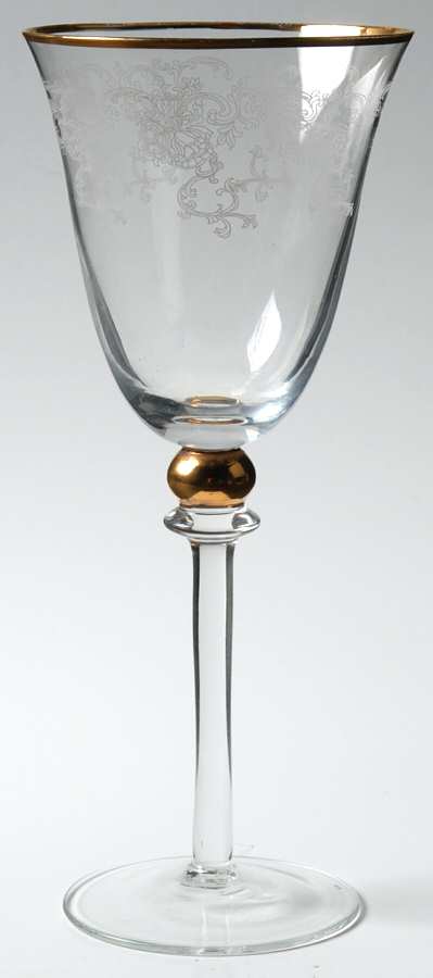Baroque Scroll Water Goblet by Elements-1