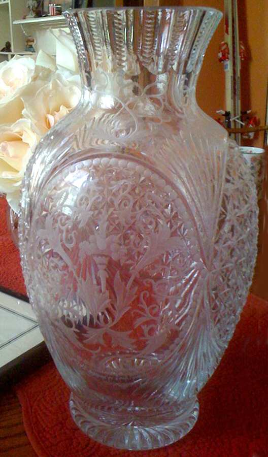 The Secret Garden Flared Vase by Edinburgh Crystal-1