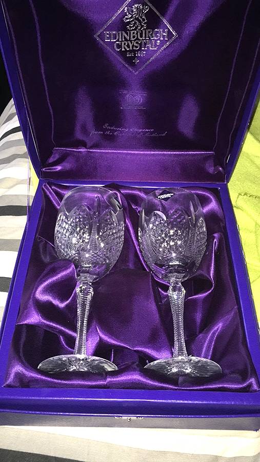 Millennium Wine Glass by Edinburgh Crystal-1