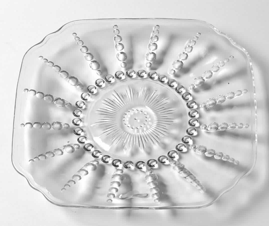 Columbia Clear Bread & Butter Plate by Federal Glass -1