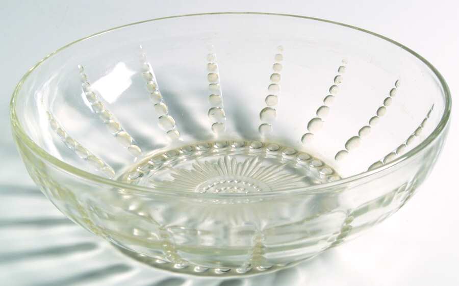 Columbia Clear 8" Salad Bowl by Federal Glass -1