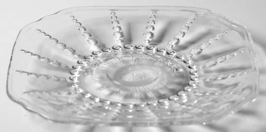 Columbia Clear Saucer Only by Federal Glass -1