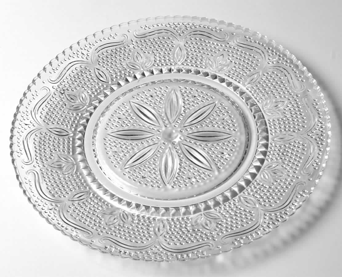 Heritage Clear Dinner Plate by Federal Glass -1