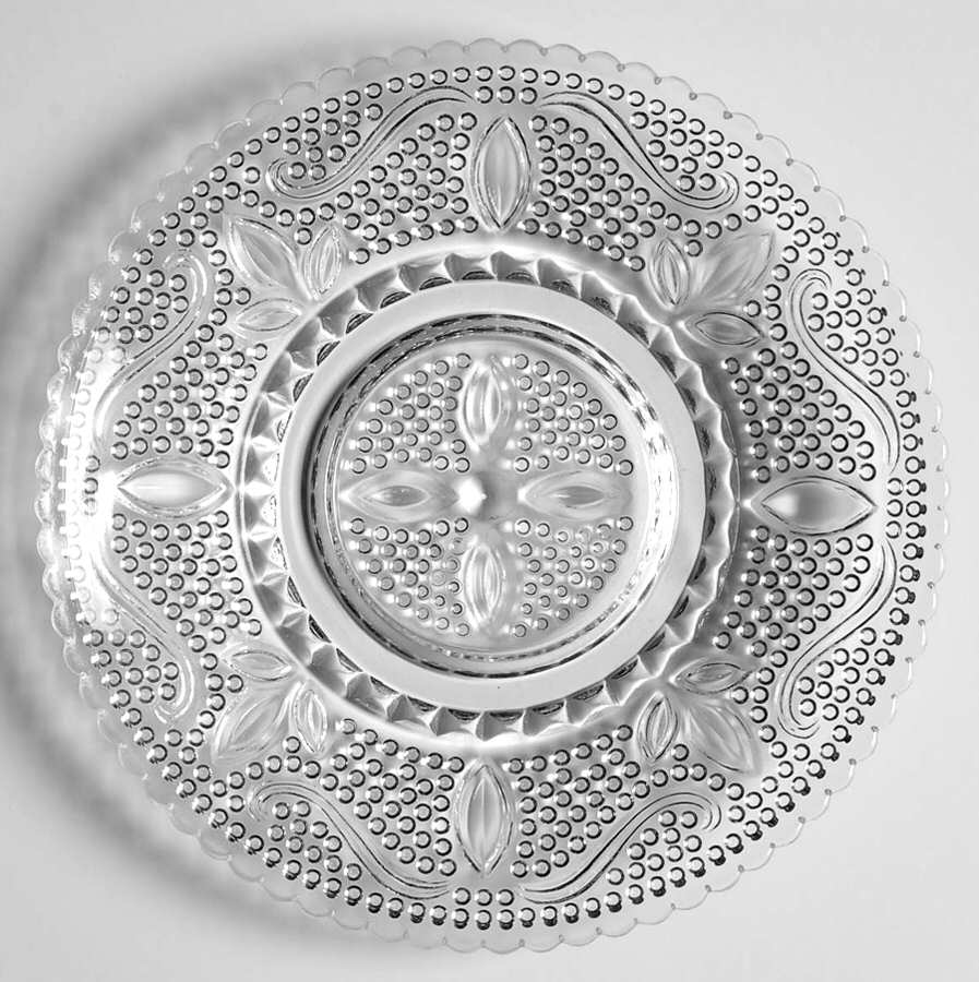 Heritage Clear Saucer Only by Federal Glass -1