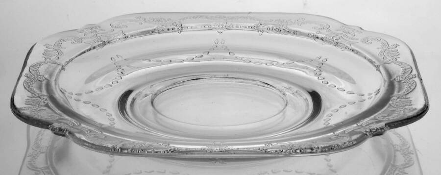 Madrid Clear Saucer Only by Federal Glass -1