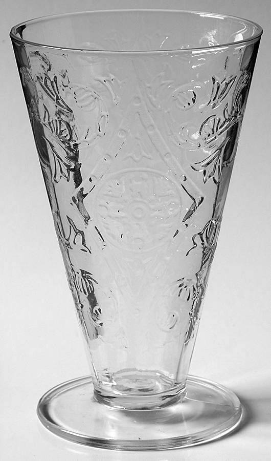 Madrid Clear 10 Oz Footed Tumbler by Federal Glass -1