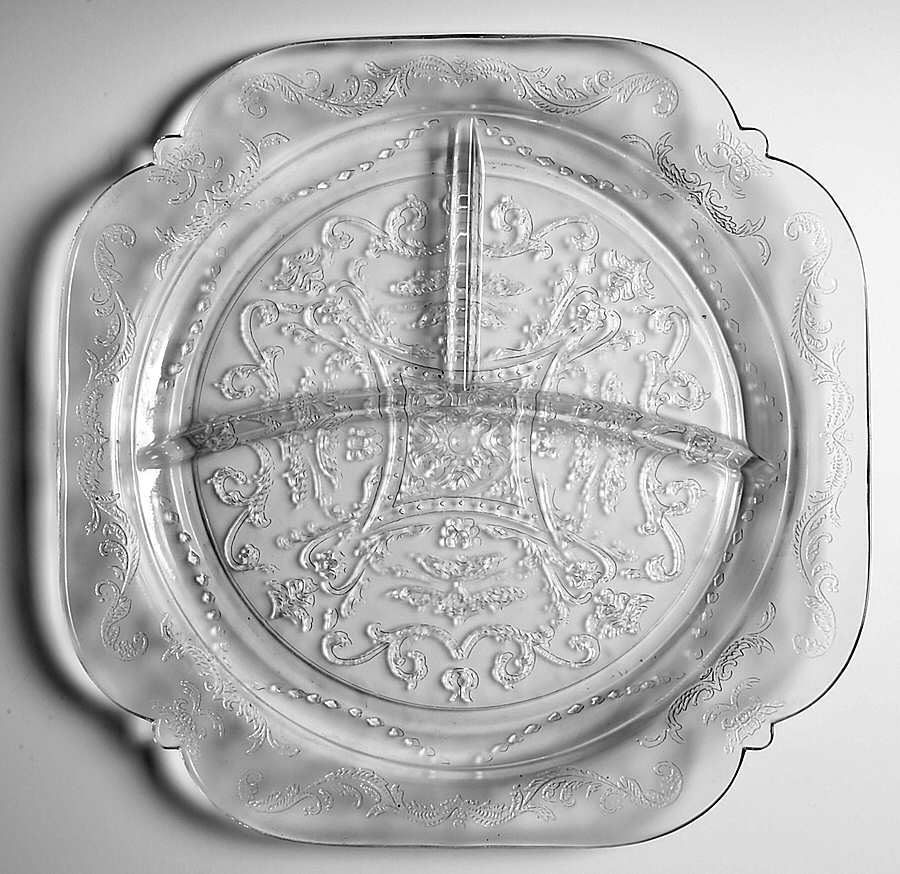 Madrid Clear 10" Grill Plate by Federal Glass -1