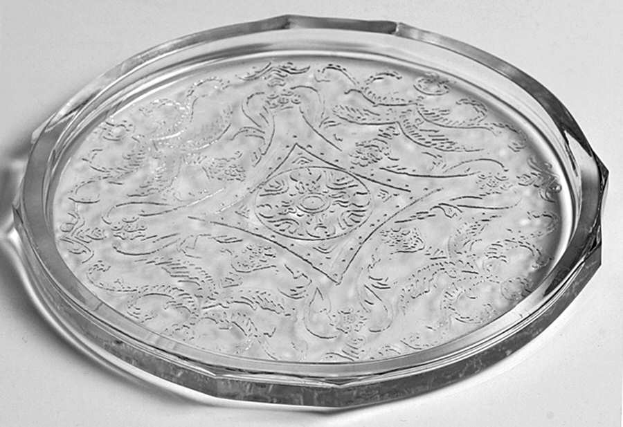 Madrid Clear Round Hot Plate by Federal Glass -1