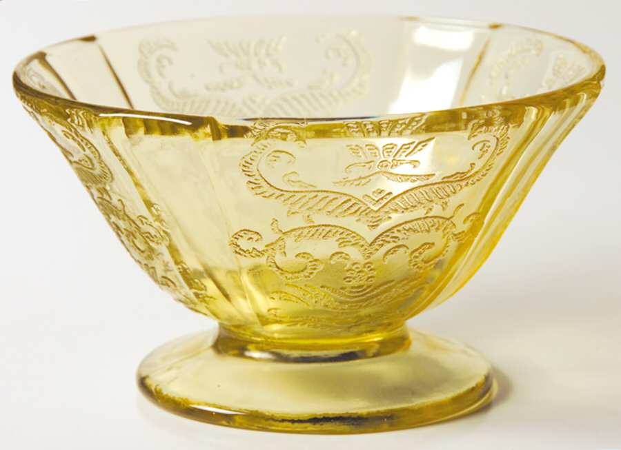 Madrid Amber Champagne/Tall Sherbet by Federal Glass -1