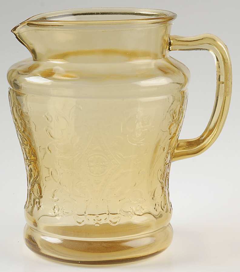 Madrid Amber 80 Oz Pitcher by Federal Glass -1