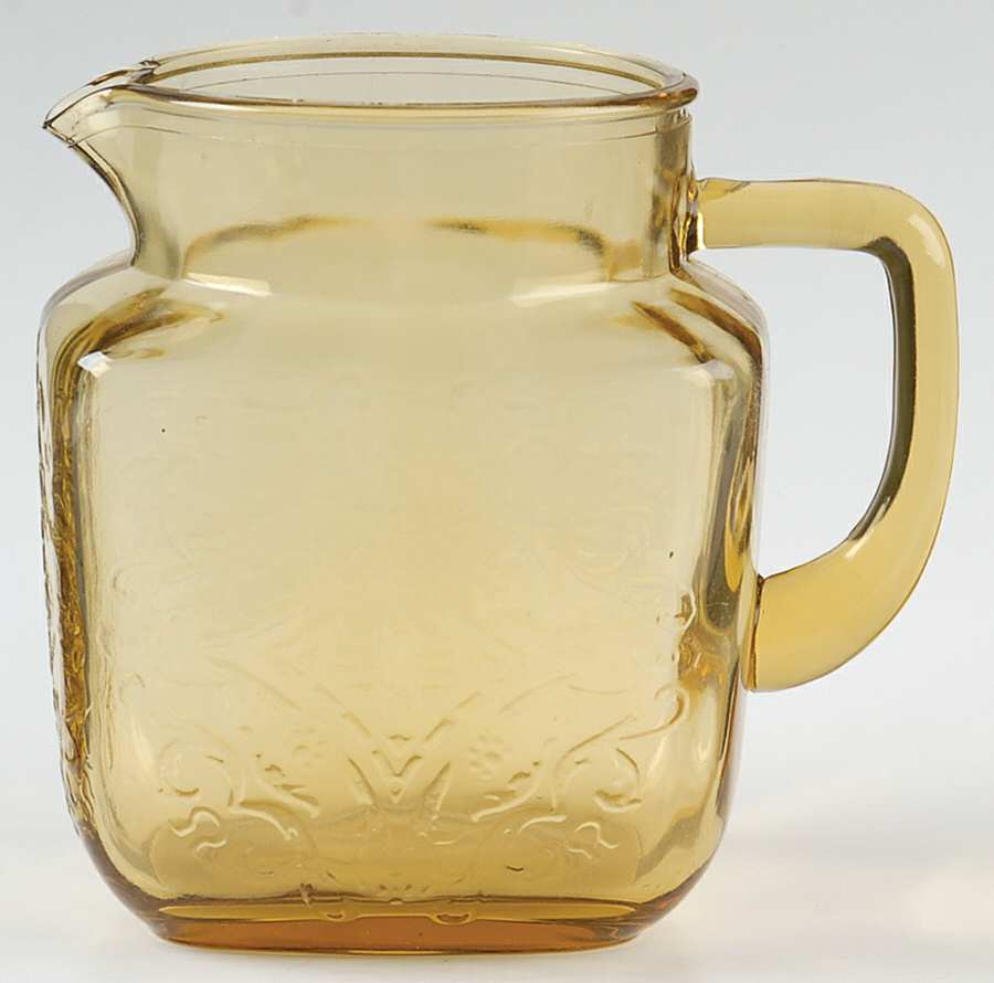 Madrid Amber 36 Oz Pitcher by Federal Glass -1