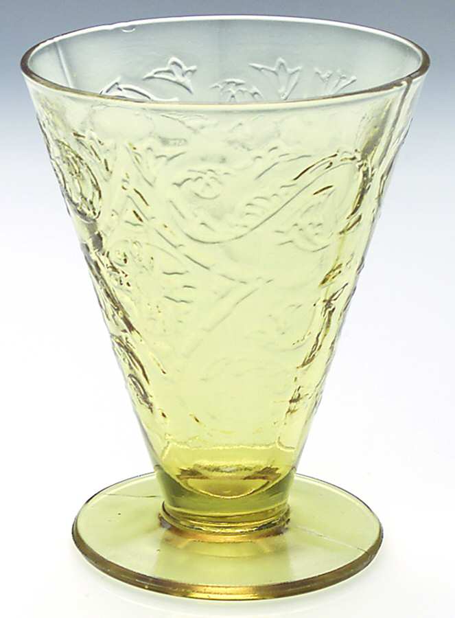 Madrid Amber 5 Oz Footed Tumbler by Federal Glass -1