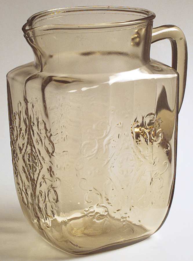 Madrid Amber 60 Oz Pitcher by Federal Glass -1