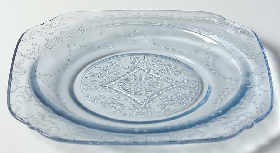 Madrid Blue Bread & Butter Plate by Federal Glass -1