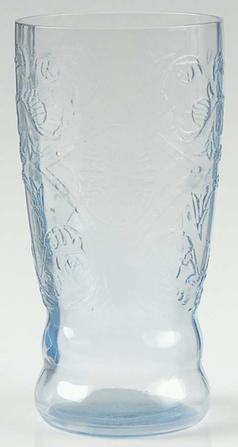 Madrid Blue Flat Iced Tea by Federal Glass -1