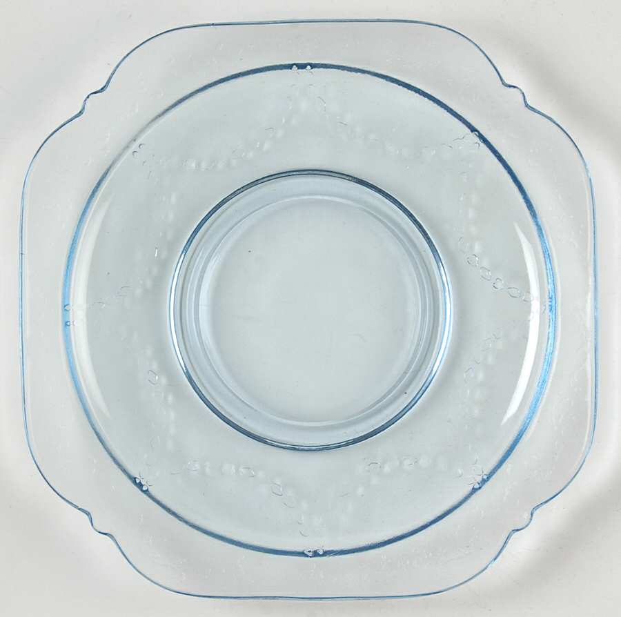 Madrid Blue Saucer Only by Federal Glass -1
