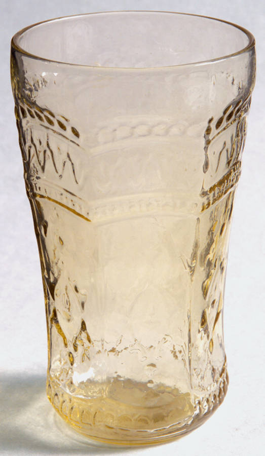Patrician Amber 5 Oz Flat Tumbler by Federal Glass -1