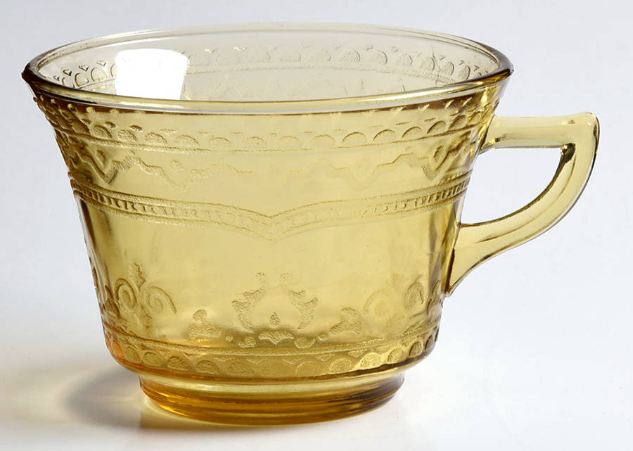 Patrician Amber Cup Only by Federal Glass -1