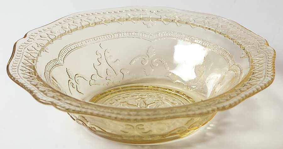 Patrician Amber 5" Small Fruit/Dessert Bowl by Federal Glass -1