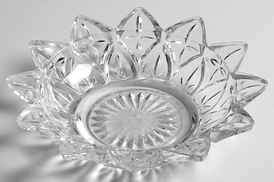 Petal Clear 5" Round Bowl by Federal Glass -1