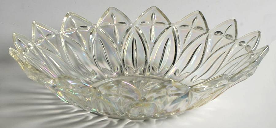 Petal Clear Large Dessert Bowl by Federal Glass -1