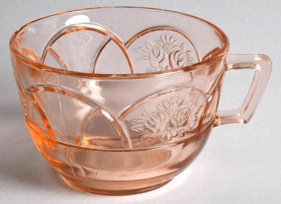 Rosemary Pink Cup Only by Federal Glass -1