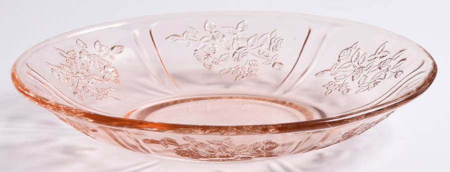 Sharon Pink Saucer Only by Federal Glass -1