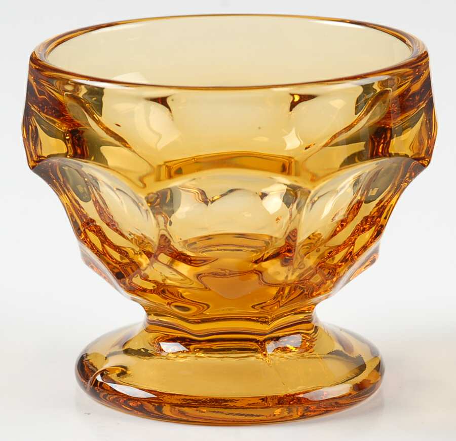 Georgian Amber Champagne/Tall Sherbet by Fenton-1