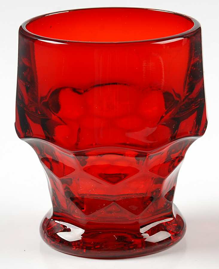 Georgian Ruby Flat Juice Glass by Fenton-1