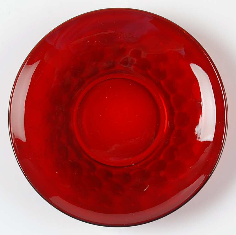 Georgian Ruby Saucer Only by Fenton-1