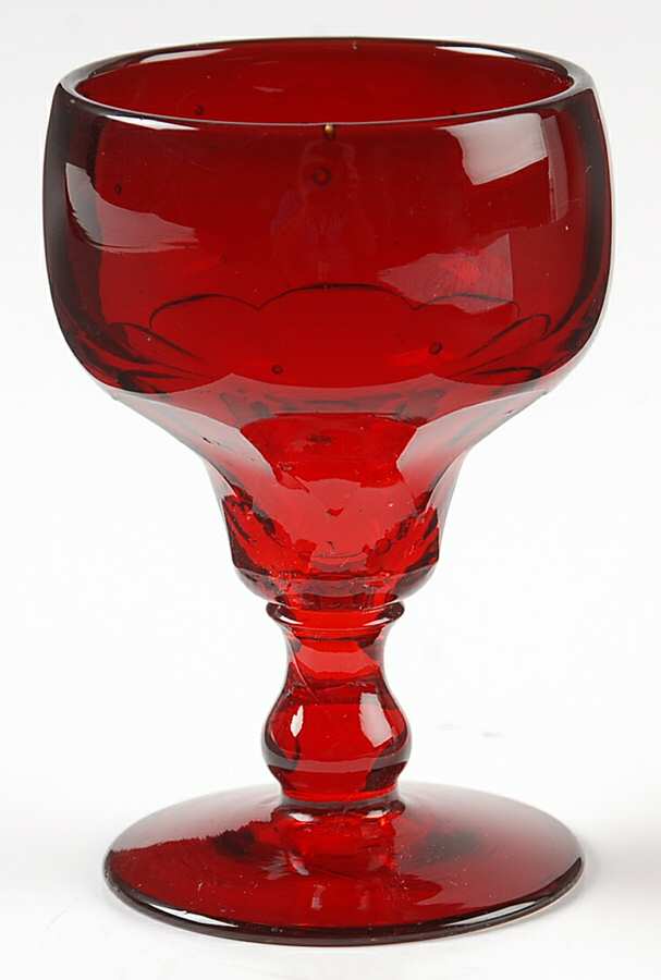 Georgian Ruby Wine Glass by Fenton-1