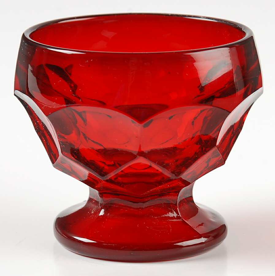 Georgian Ruby Champagne/Tall Sherbet by Fenton-1