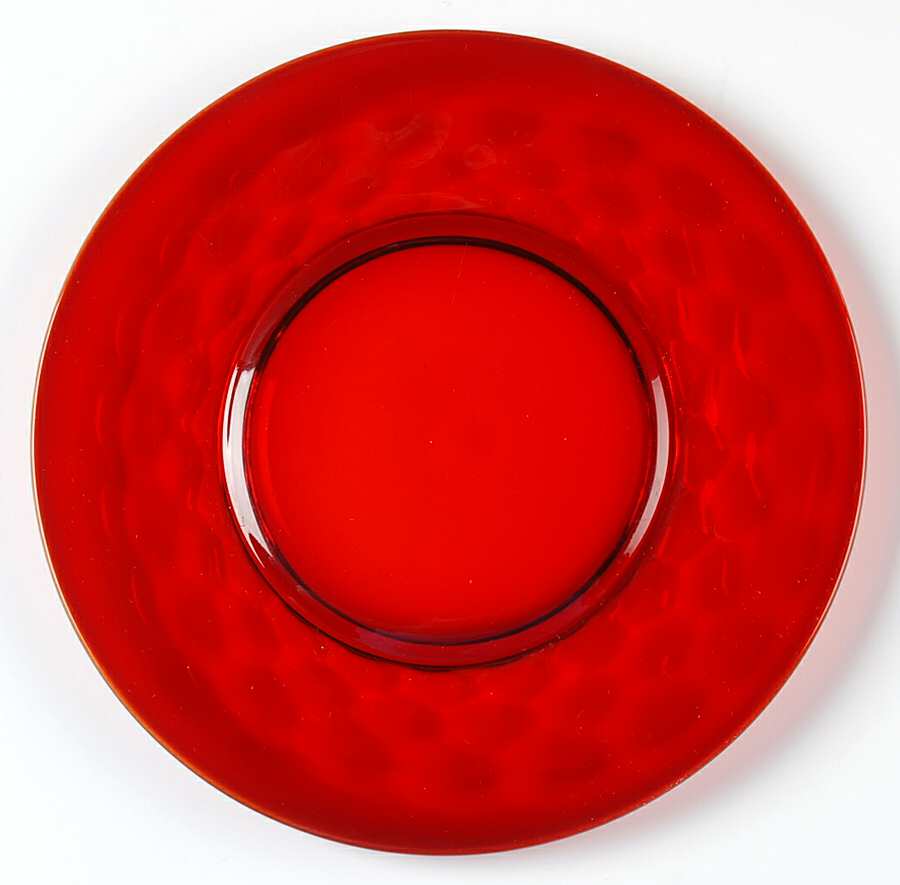 Georgian Ruby Luncheon Plate by Fenton-1