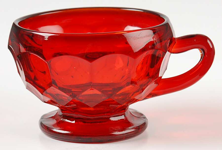 Georgian Ruby Cup Only by Fenton-1