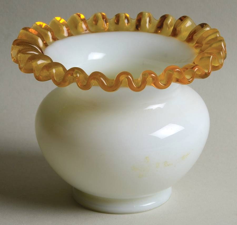 Gold Crest 4" Flared Vase by Fenton-1