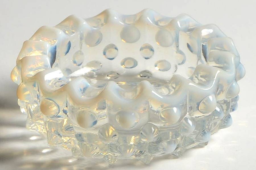 Hobnail French (Opalescent) 3" Round Ashtray by Fenton-1